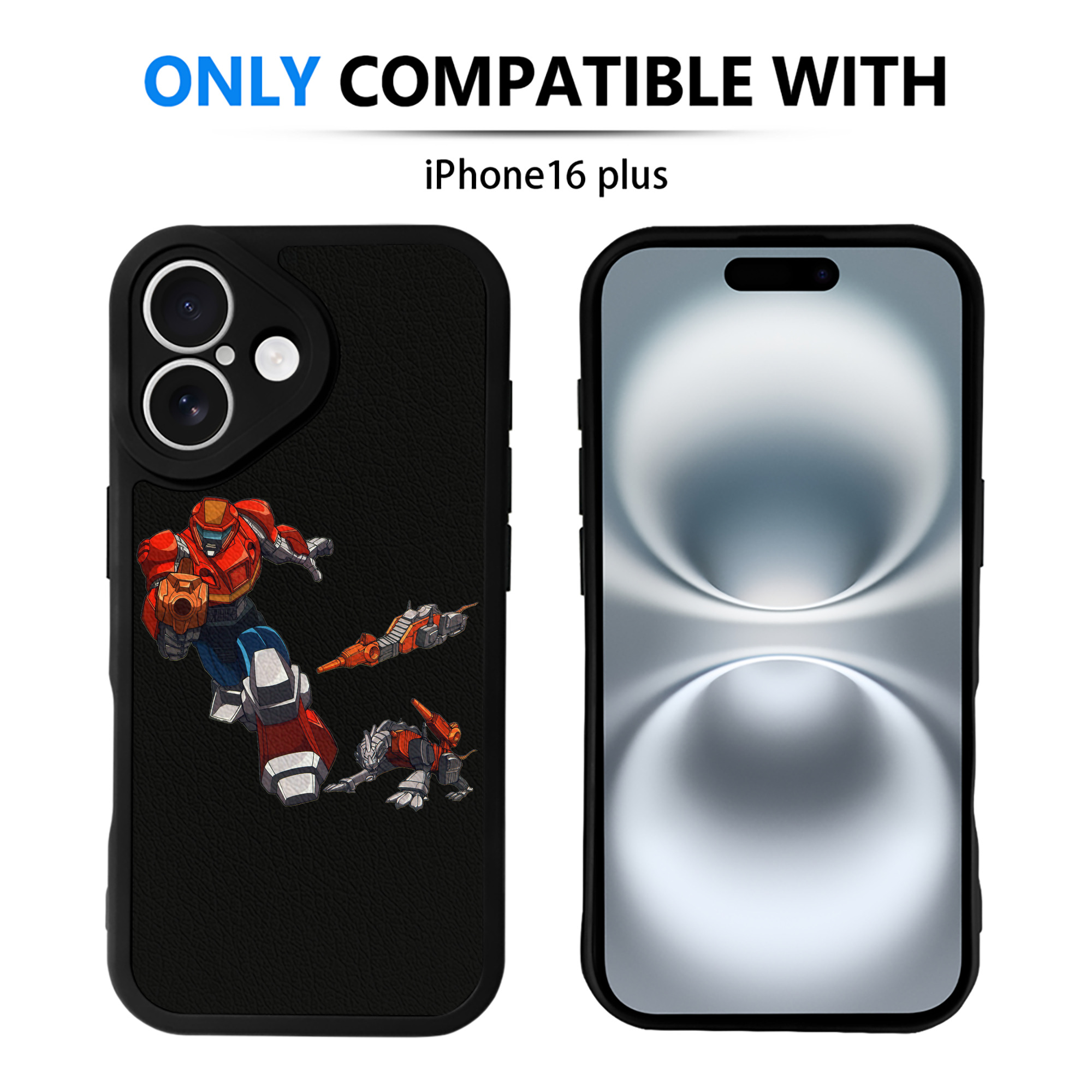 （画像用）  【iPhone 16シリーズ対応】シリコンスマホケース（レザー調） 材質：シリコン